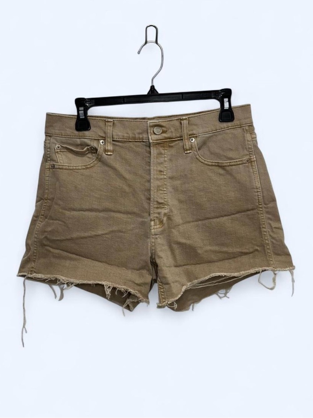 Gap Denim Cheeky Short Size 8/29  Raw Hem 3.5in Inseam Button Fly High Waisted